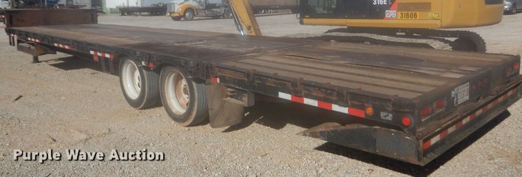 image for item DJ2173 2004 Ledwell LW48  drop deck equipment trailer