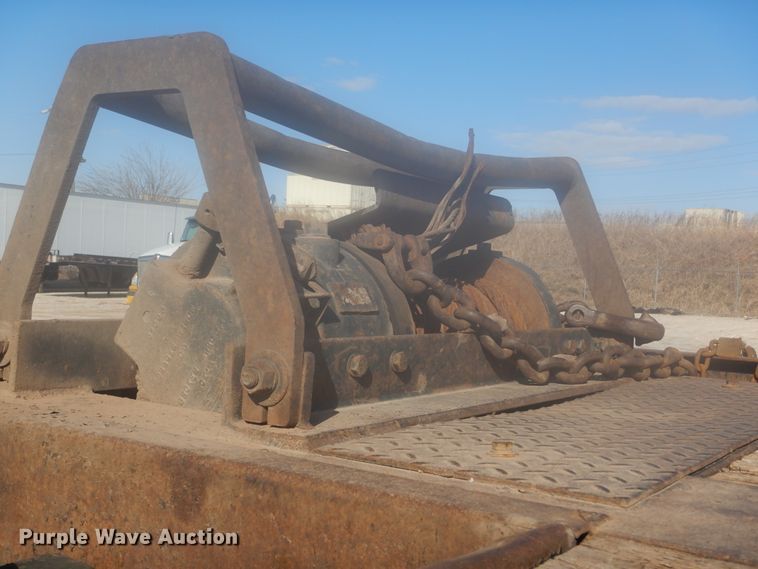 image for item DJ2173 2004 Ledwell LW48  drop deck equipment trailer