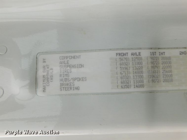 image for item DJ5927 2012 Freightliner Cascadia 125  semi truck