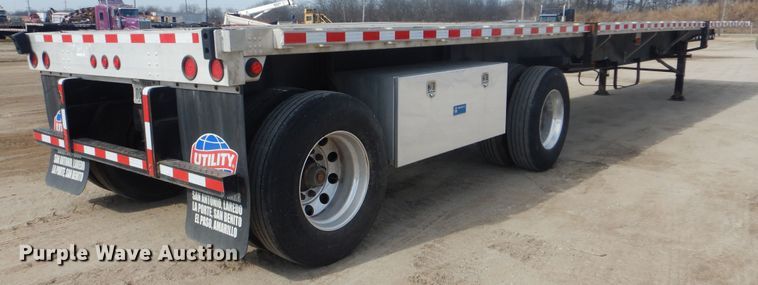 image for item DJ8589 2012 Utility FS2CHA flatbed trailer