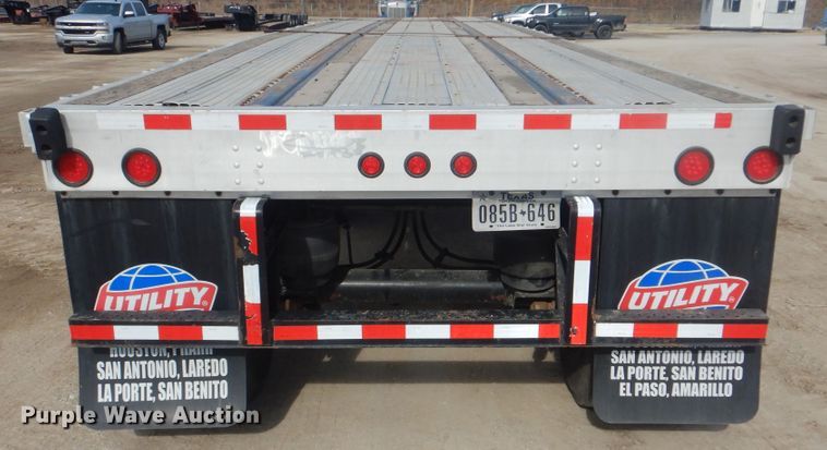 image for item DJ8589 2012 Utility FS2CHA flatbed trailer