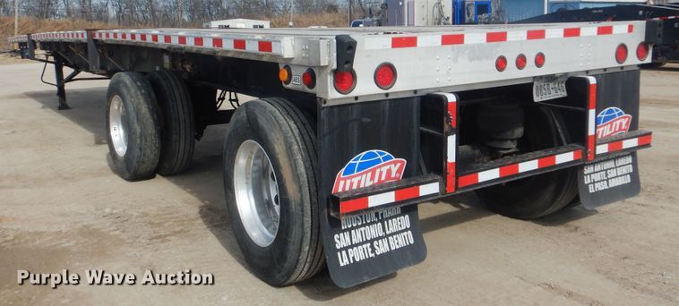 image for item DJ8589 2012 Utility FS2CHA flatbed trailer