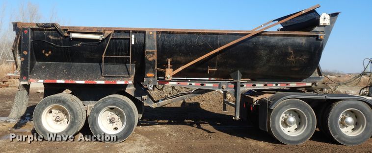 image for item DL2631 1997 Load King end dump trailer