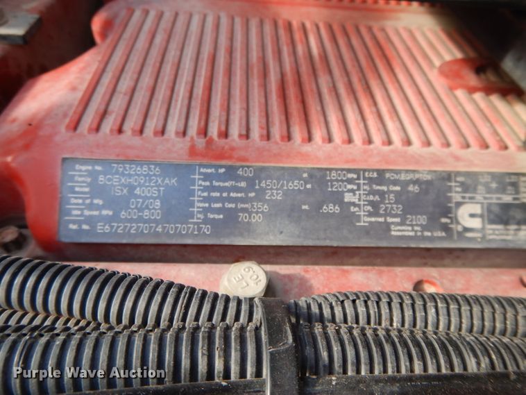 image for item DL2652 2009 Kenworth T800  semi truck