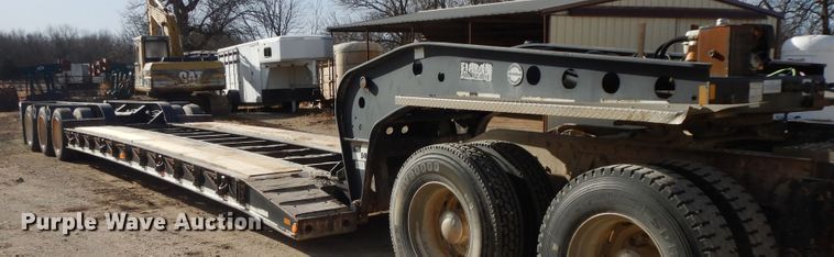 image for item GG9289 1999 Fontaine Ram 50  lowboy equipment trailer