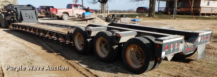 image for item GG9289 1999 Fontaine Ram 50  lowboy equipment trailer