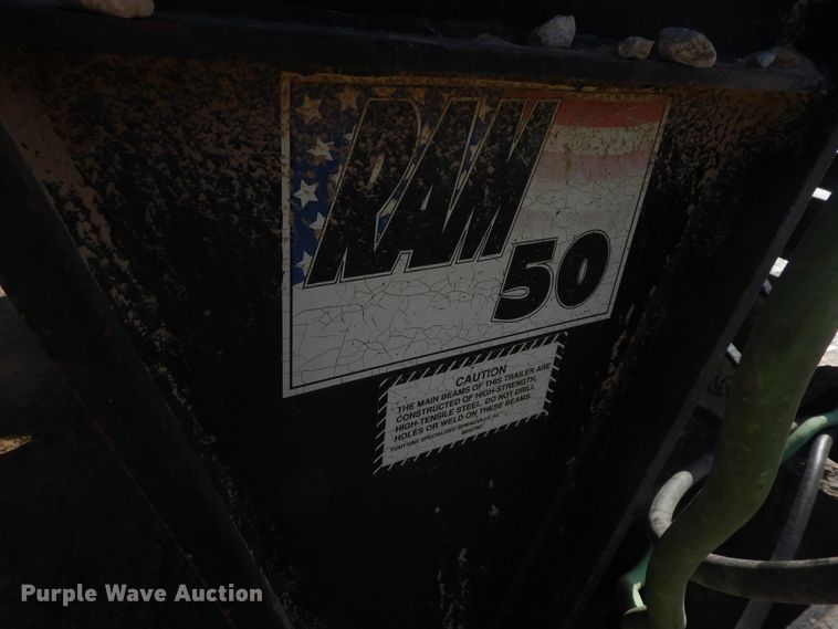 image for item GG9289 1999 Fontaine Ram 50  lowboy equipment trailer