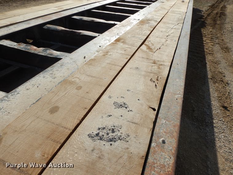 image for item GG9289 1999 Fontaine Ram 50  lowboy equipment trailer