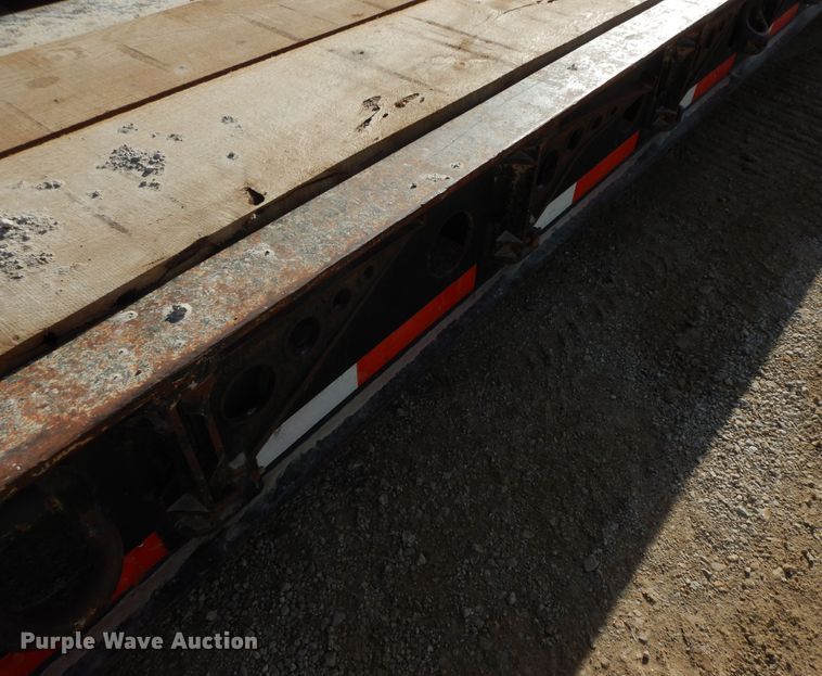 image for item GG9289 1999 Fontaine Ram 50  lowboy equipment trailer