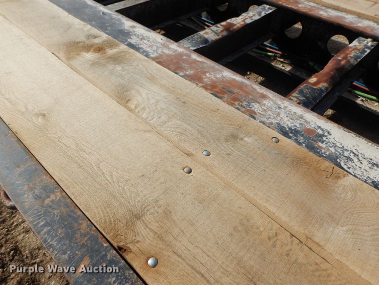 image for item GG9289 1999 Fontaine Ram 50  lowboy equipment trailer