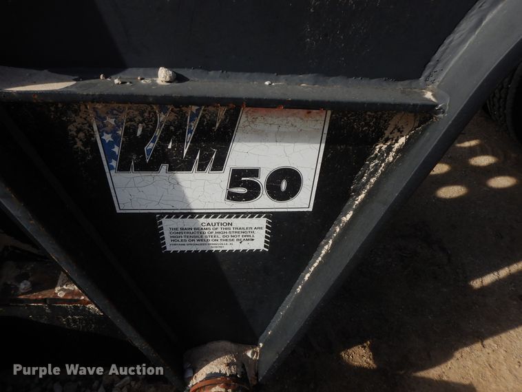 image for item GG9289 1999 Fontaine Ram 50  lowboy equipment trailer