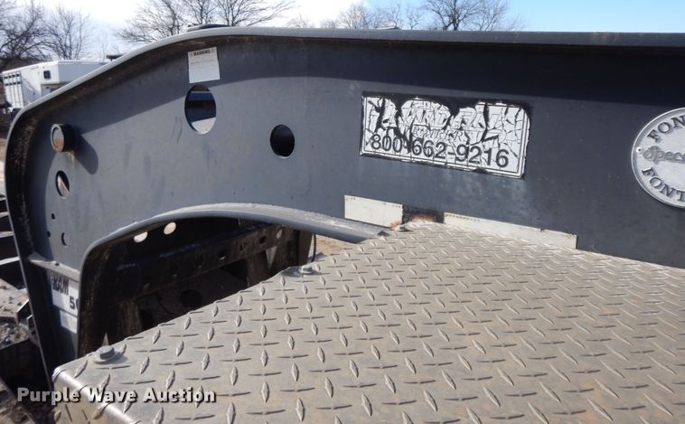 image for item GG9289 1999 Fontaine Ram 50  lowboy equipment trailer