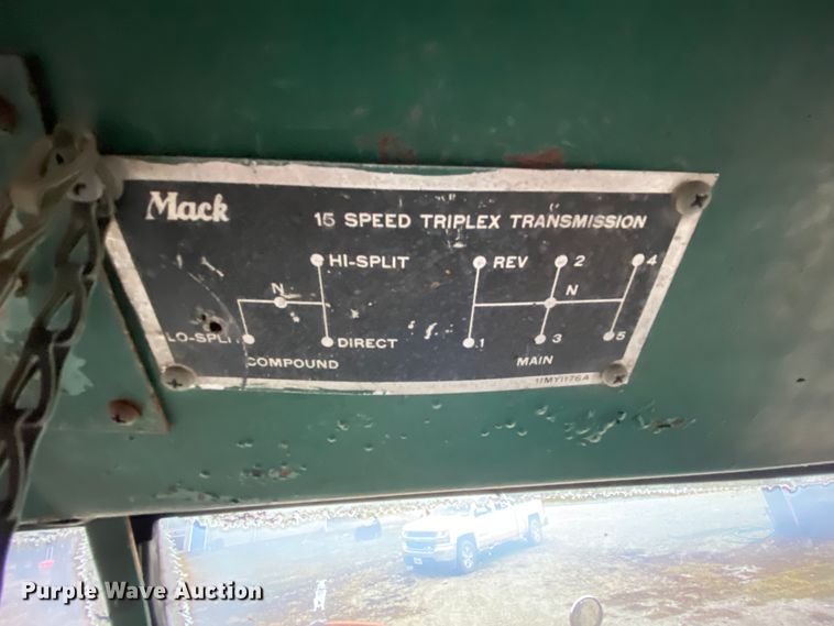 image for item HR9348 1959 Mack B61  semi truck with trailer