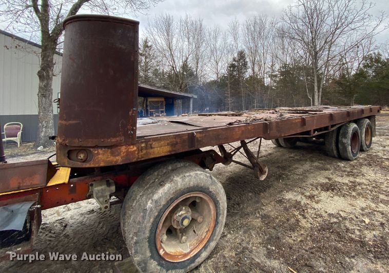 image for item HR9348 1959 Mack B61  semi truck with trailer