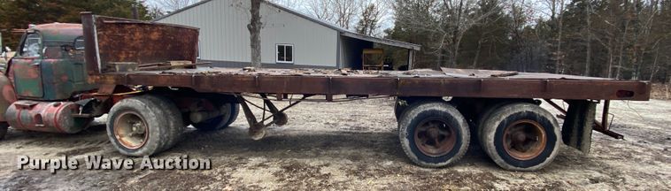 image for item HR9348 1959 Mack B61  semi truck with trailer