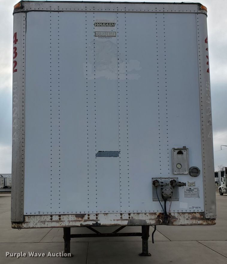 image for item HW9638 2000 Wabash Duraplate  dry van trailer