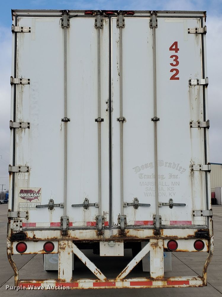 image for item HW9638 2000 Wabash Duraplate  dry van trailer