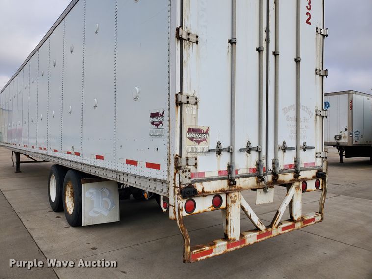 image for item HW9638 2000 Wabash Duraplate  dry van trailer