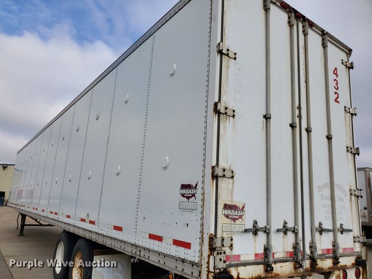 image for item HW9638 2000 Wabash Duraplate  dry van trailer