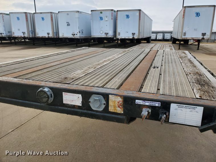 image for item HW9640 1998 Wabash  drop deck trailer