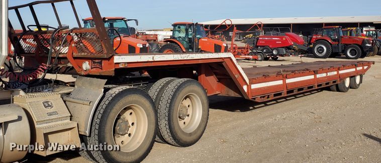 image for item HW9668 1979 Landoll Hauloll  drop deck equipment trailer