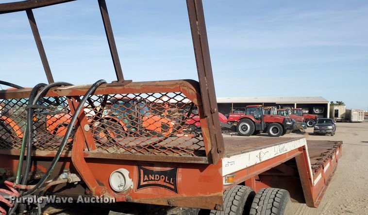 image for item HW9668 1979 Landoll Hauloll  drop deck equipment trailer