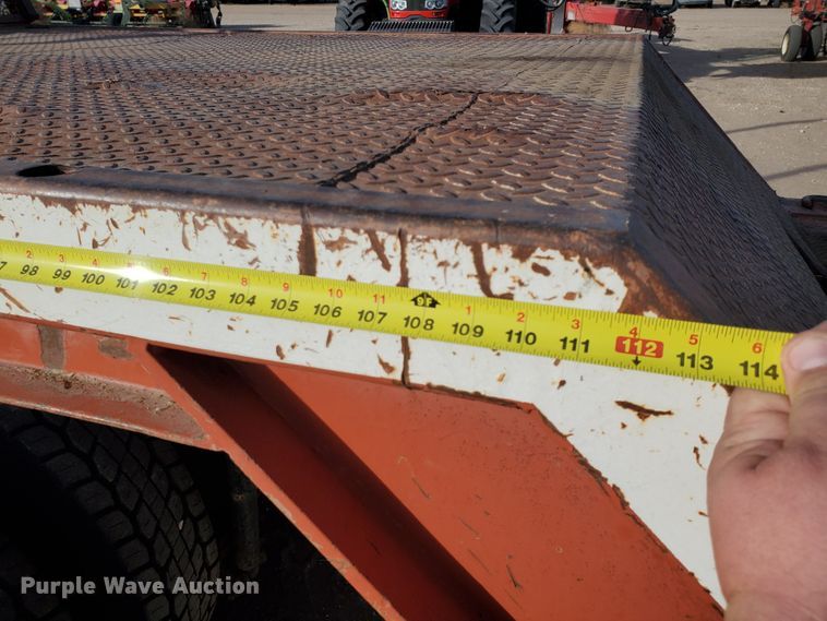 image for item HW9668 1979 Landoll Hauloll  drop deck equipment trailer