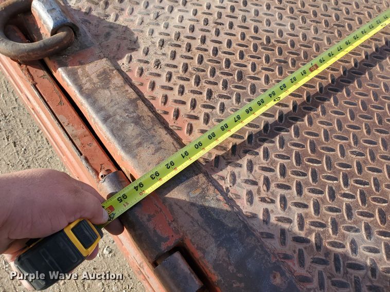 image for item HW9668 1979 Landoll Hauloll  drop deck equipment trailer