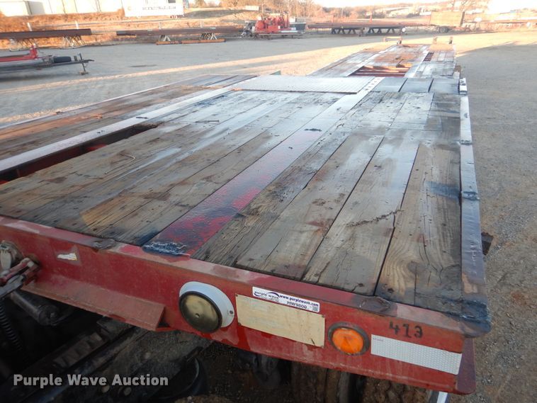 image for item HW9800 2001 Viking VDRR53100 drop deck equipment trailer