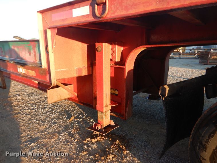 image for item HW9800 2001 Viking VDRR53100 drop deck equipment trailer