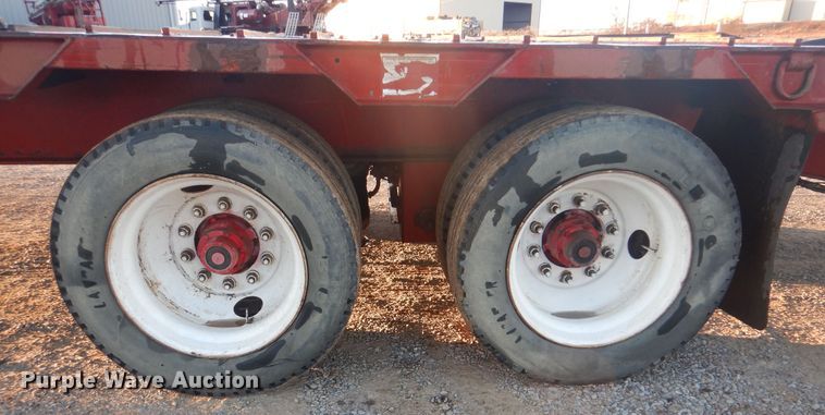 image for item HW9800 2001 Viking VDRR53100 drop deck equipment trailer