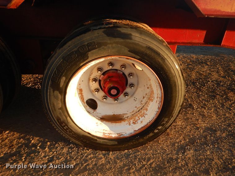 image for item HW9800 2001 Viking VDRR53100 drop deck equipment trailer