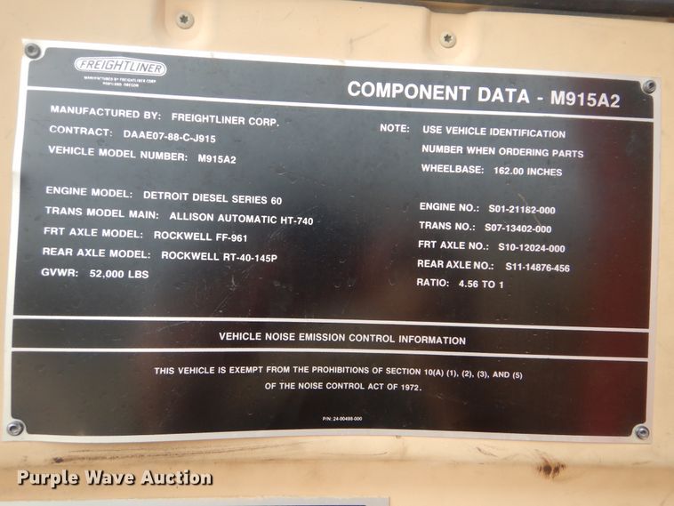 image for item HW9804 1992 Freightliner FLD120  semi truck