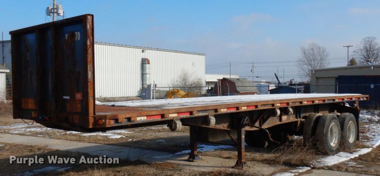 image for item HX9536 2008 Lufkin  flatbed trailer