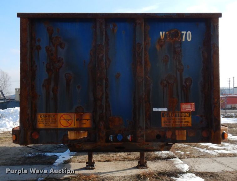 image for item HX9536 2008 Lufkin  flatbed trailer