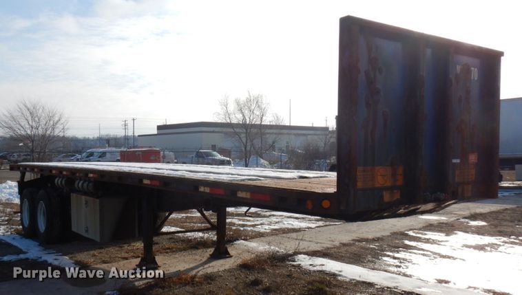 image for item HX9536 2008 Lufkin  flatbed trailer