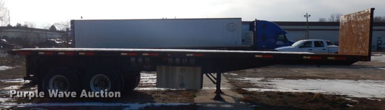 image for item HX9536 2008 Lufkin  flatbed trailer
