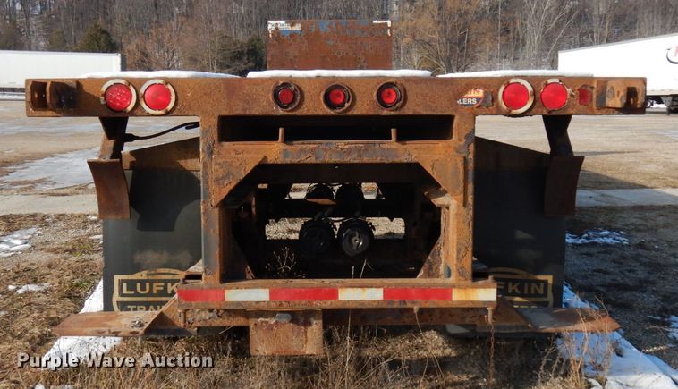 image for item HX9536 2008 Lufkin  flatbed trailer