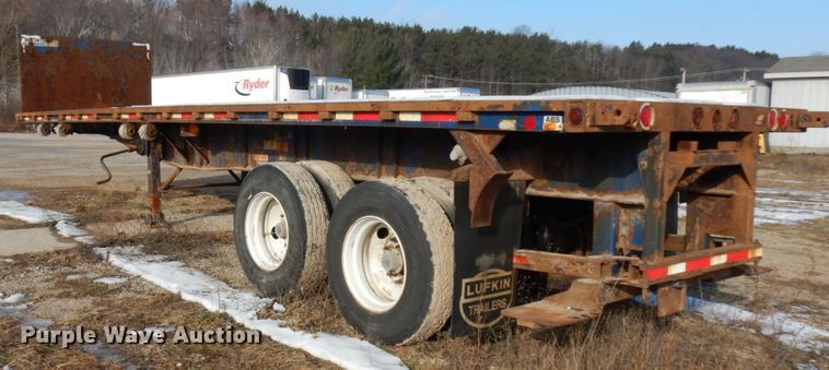 image for item HX9536 2008 Lufkin  flatbed trailer