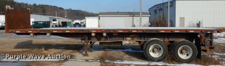 image for item HX9536 2008 Lufkin  flatbed trailer