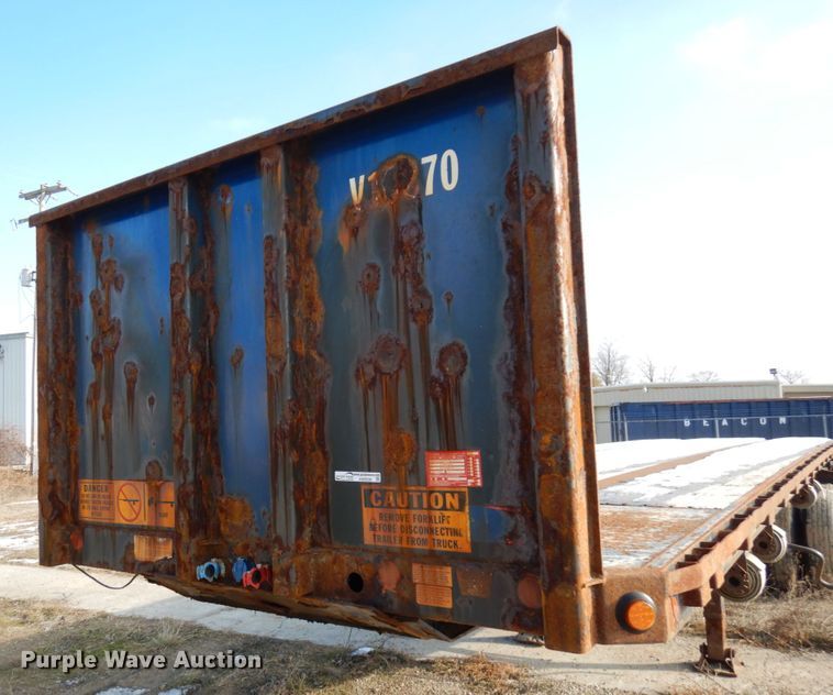 image for item HX9536 2008 Lufkin  flatbed trailer