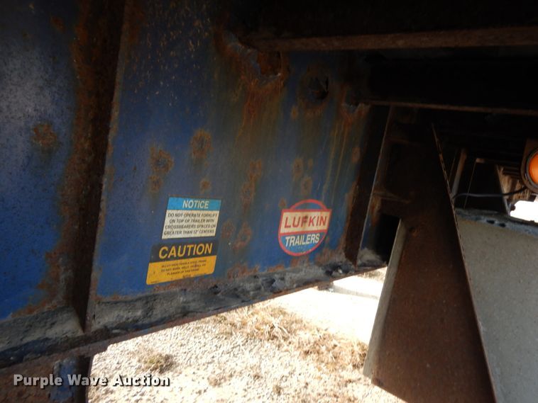 image for item HX9536 2008 Lufkin  flatbed trailer