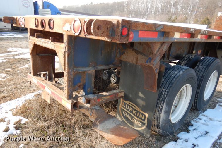 image for item HX9536 2008 Lufkin  flatbed trailer
