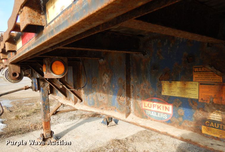 image for item HX9536 2008 Lufkin  flatbed trailer