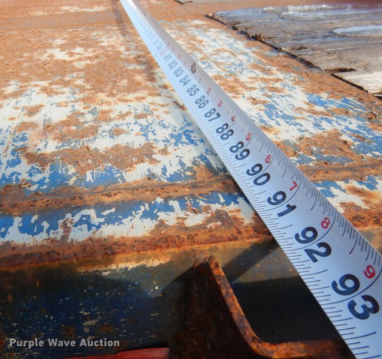 image for item HX9536 2008 Lufkin  flatbed trailer