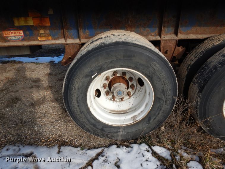 image for item HX9536 2008 Lufkin  flatbed trailer