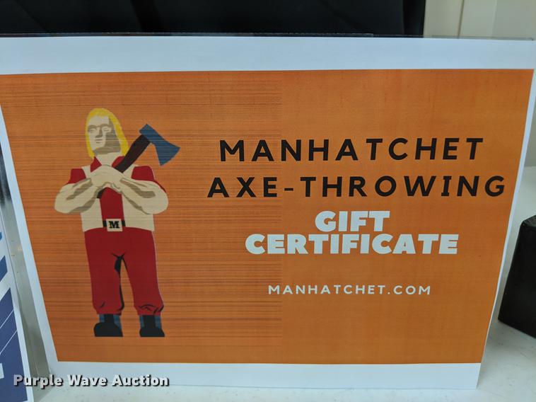 image for item FM9014 Outing for six to Manhatchet, Texas Roadhouse and a Limo Ride