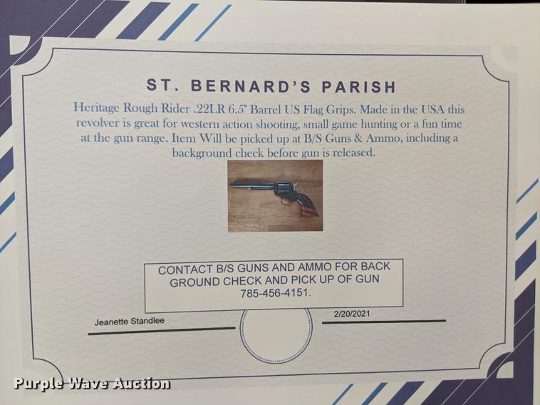 image for item FM9018 Heritage Rough Rider .22LR