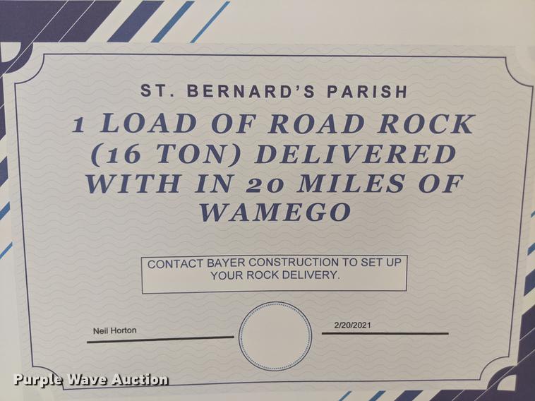 image for item FM9027 One Load of Crushed Rock