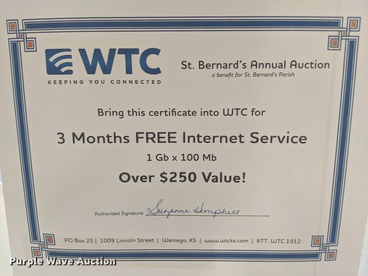 image for item FM9052 WTC internet service